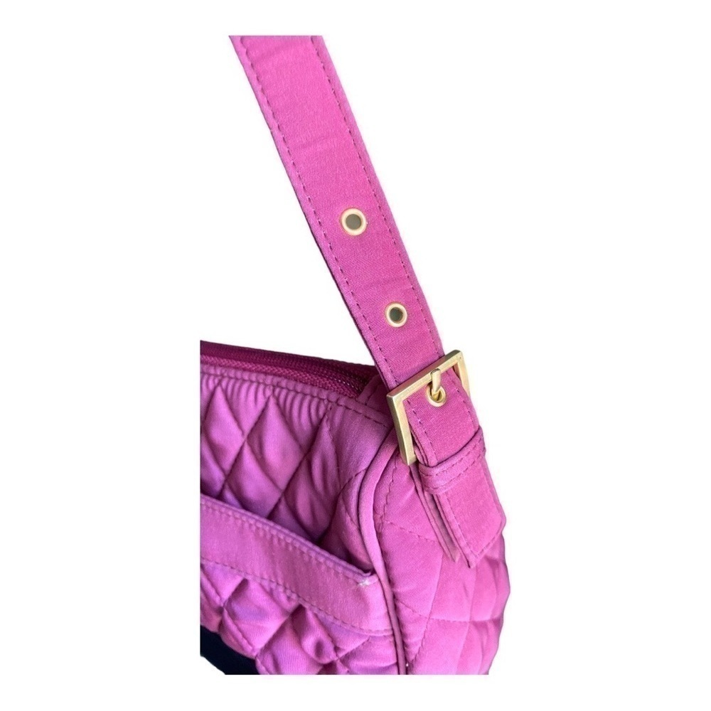VERA BRADLEY-PURPLE QUILTED HANDBAG - Picture 6 of 9
